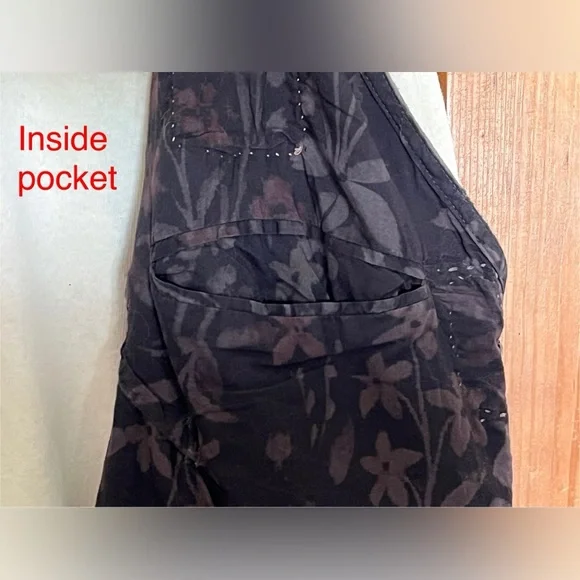 Magnolia Pearl Black and Gray Patchwork Nikha Vest - Picture 5 of 10